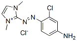 CAS 登录号:73447-48-0, 3-氯-4-(1,3-二甲基咪唑-1-鎓-2-基)偶氮苯胺氯化物