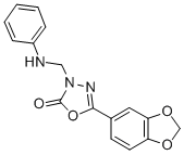 CAS#: 73484-47-6, 5-(1,3-Benzodioxol-5-Yl)-3-[(Phenylamino)Methyl]-1,3,4-Oxadiazol-2-One