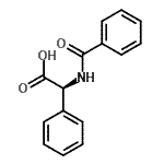 CAS#: 7352-07-0, (2S)-(Benzoylamino)(phenyl)acetic acid