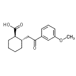 CAS#: 735274-75-6, (1R,2S)-2-[2-(3-Methoxyphenyl)-2-oxoethyl]cyclohexanecarboxylic acid