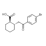 CAS#: 735274-88-1, (1R,2S)-2-[2-(4-Bromophenyl)-2-oxoethyl]cyclohexanecarboxylic acid