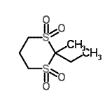 CAS#: 735288-58-1, 2-Ethyl-2-methyl-1,3-dithiane 1,1,3,3-tetraoxide