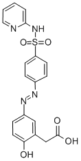 CAS#: 73536-01-3, 2-[(3E)-6-Oxo-3-[[4-(Pyridin-2-Ylsulfamoyl)Phenyl]Hydrazinylidene]-1-Cyclohexa-1,4-Dienyl]Acetic Acid