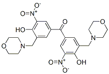 CAS#: 7357-16-6, Bis[4-Hydroxy-3-(Morpholin-4-Ylmethyl)-5-Nitro-Phenyl]Methanone