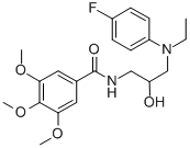 CAS#: 73572-01-7, N-[3-[Ethyl-(4-Fluorophenyl)Amino]-2-Hydroxypropyl]-3,4,5-Trimethoxybenzamide
