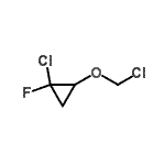 CAS#: 73602-59-2, 1-Chloro-2-(chloromethoxy)-1-fluorocyclopropane