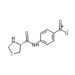 CAS 登录号：736115-11-0， (4R)-N-(4-硝基苯基)-1,3-噻唑烷-4-甲酰胺