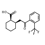 CAS#: 736136-50-8, (1R,2R)-2-{2-Oxo-2-[2-(trifluoromethyl)phenyl]ethyl}cyclohexanecarboxylic acid