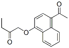 CAS 登录号：73622-76-1， 1-(4-乙酰基萘-1-基)氧基丁烷-2-酮