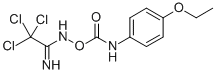 CAS#: 73623-15-1, [(1-Amino-2,2,2-Trichloroethylidene)Amino] N-(4-Ethoxyphenyl)Carbamate