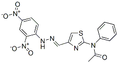 CAS#: 73623-39-9, N-[4-[(E)-[(2,4-Dinitrophenyl)Hydrazinylidene]Methyl]-1,3-Thiazol-2-Yl]-N-Phenylacetamide