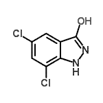 CAS#: 7364-30-9, 5,7-Dichloro-1H-indazol-3-ol