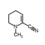 CAS#: 73657-97-3, 1-Methyl-1,4,5,6-tetrahydro-2-pyridinecarbonitrile