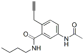 CAS#: 73664-65-0, 5-Acetamido-N-Butyl-2-Prop-2-Ynylbenzamide