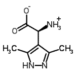 CAS#: 736904-89-5, (2S)-Ammonio(3,5-dimethyl-1H-pyrazol-4-yl)acetate