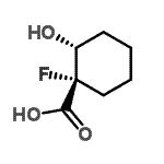 CAS#: 736906-86-8, (1S,2R)-1-Fluoro-2-hydroxycyclohexanecarboxylic acid