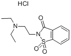 CAS#: 73698-51-8, 2-(2-Diethylaminoethyl)-1,1-Dioxo-1,2-Benzothiazol-3-One Hydrochloride