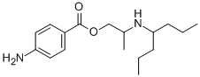 CAS 登录号:73713-51-6, 2-(庚烷-4-基氨基)丙基4-氨基苯甲酸酯