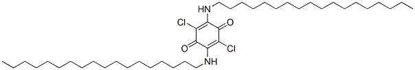 CAS#: 73713-77-6, 2,5-Dichloro-3,6-bis(octadecylamino)cyclohexa-2,5-diene-1,4-dione