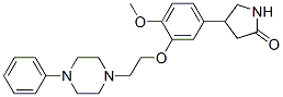 CAS#: 73725-74-3, 4-[4-Methoxy-3-[2-(4-Phenylpiperazin-1-Yl)Ethoxy]Phenyl]Pyrrolidin-2-One