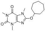 CAS#: 73747-31-6, 8-Cycloheptyloxy-1,3,7-Trimethylpurine-2,6-Dione