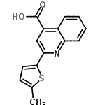 CAS#: 73775-26-5, 2-(5-Methyl-2-thienyl)-4-quinolinecarboxylic acid