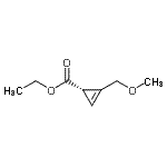 CAS#: 737766-23-3, Ethyl (1S)-2-(methoxymethyl)-2-cyclopropene-1-carboxylate