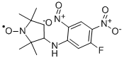 CAS#: 73784-45-9, 3-(5-Fluoro-2,4-dinitroanilino)-2,2,5,5-tetramethyl-1-pyrrolidinyloxy, free radical