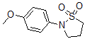 CAS#: 73825-54-4, 2-(4-Methoxyphenyl)-1,2-Thiazolidine 1,1-Dioxide