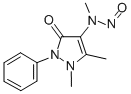CAS#: 73829-38-6, N-(1,5-Dimethyl-3-Oxo-2-Phenylpyrazol-4-Yl)-N-Methylnitrous Amide
