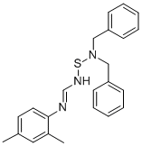 CAS#: 73839-60-8, N-(Bis(Phenylmethyl)Amino)Sulfanyl-N'-(2,4-Dimethylphenyl)Methanimidamide