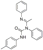 CAS 登录号:73840-14-9, 3-(4-甲基苯基)-1-(C-甲基-N-苯基亚胺甲酰基)-1-苯基脲