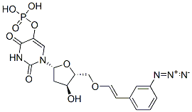 CAS 登录号：73847-63-9， [(2R,3S,5R)-5-[5-[(E)-2-(3-叠氮基苯基)乙烯基]-2,4-二氧代嘧啶-1-基]-3-羟基四氢呋喃-2-基]磷酸二氢甲酯