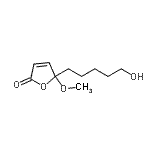 CAS#: 738604-54-1, 5-(5-Hydroxypentyl)-5-methoxy-2(5H)-furanone