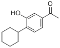 CAS 登录号：73898-21-2， 4-环己基-3-羟基-苯乙酮