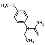CAS#: 73901-44-7, 1-Ethyl-1-(4-methoxyphenyl)thiourea