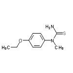 CAS 登录号：73901-52-7， 1-(4-乙氧基苯基)-1-甲基硫脲