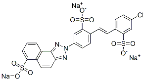 CAS#: 73926-94-0, Trisodium 2-[4-[(E)-2-(4-Chloro-2-Sulfonatophenyl)Ethenyl]-3-Sulfonatophenyl]Benzo[E]Benzotriazole-6-Sulfonate