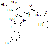 CAS 登录号：739356-98-0， L-脯氨酰甘氨酰-L-精氨酰-L-酪氨酰胺