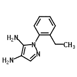 CAS 登录号：739364-20-6， 1-(2-乙基苯基)-1H-吡唑-4,5-二胺