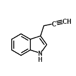 CAS#: 7394-63-0, 3-(2-Propyn-1-yl)-1H-indole