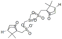 CAS 登录号：73940-85-9， 二(2-氧代-9-樟脑烷磺酸)二乙基锡烷基酯