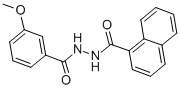 CAS#: 73941-12-5, 1-(3-Methoxybenzoyl)-2-(1-Naphthoyl)-Hydrazine