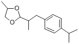 CAS#: 73987-12-9, 4-Methyl-2-[1-(4-Propan-2-Ylphenyl)Propan-2-Yl]-1,3-Dioxolane
