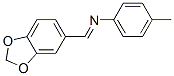 CAS#: 7402-58-6, N-(Benzo[1,3]Dioxol-5-Ylmethylene)-p-Tolyl-Amine