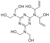 CAS 登录号：74037-62-0， 1-[[4,6-二(二(羟基甲基)氨基)-1,3,5-三嗪-2-基]-(1-羟基丙-2-烯基)氨基]丙-2-烯-1-醇