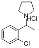 CAS 登录号：74039-39-7， 1-[1-(2-氯苯基)乙基]吡咯烷盐酸盐