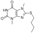 CAS#: 74039-56-8, 8-Butylsulfanyl-3,7-Dimethylpurine-2,6-Dione
