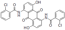 CAS#: 74051-92-6, 2-Chloro-N-[5-[(2-Chlorobenzoyl)Amino]-4,8-Dihydroxy-9,10-Dioxoanthracen-1-Yl]Benzamide