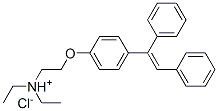 CAS 登录号：74056-26-1， 2-[4-[(Z)-1,2-二苯乙烯基]苯氧基]乙基-二乙基氯化铵